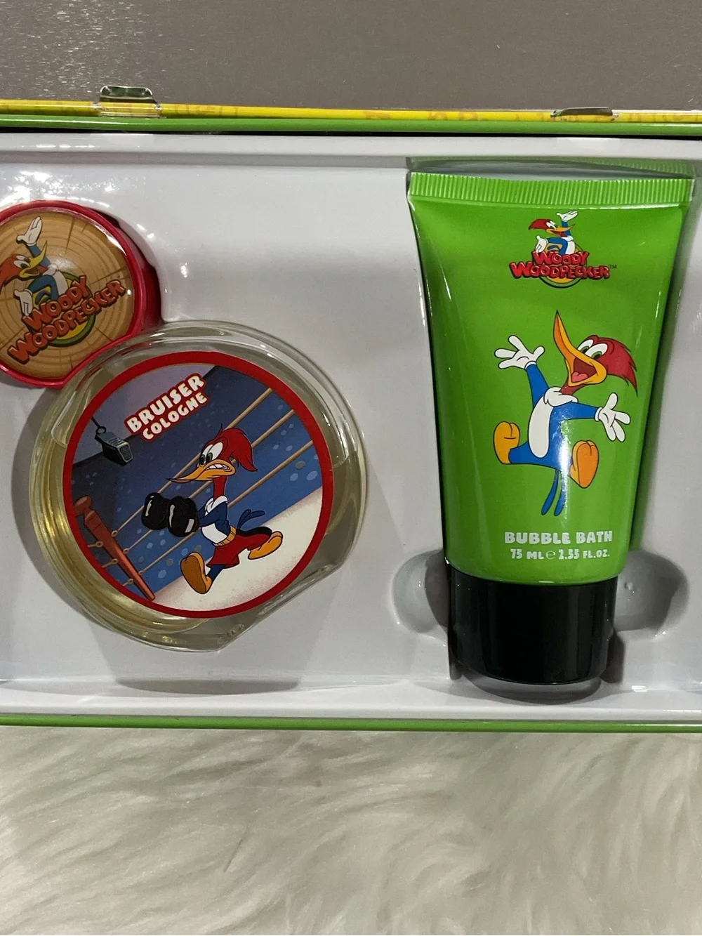 Woody Woodpecker Bubble Bath & Cologne Gift Set - Green